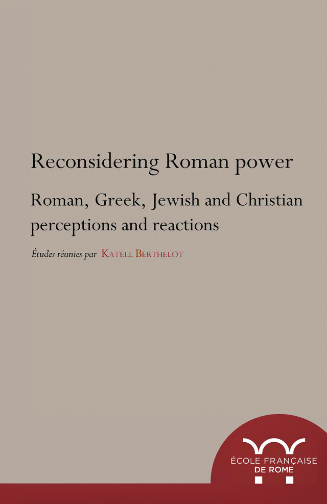 Reconsidering Roman power -  - Publications de l’École française de Rome
