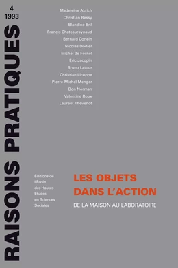 Les objets dans l’action