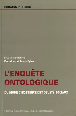 L’enquête ontologique