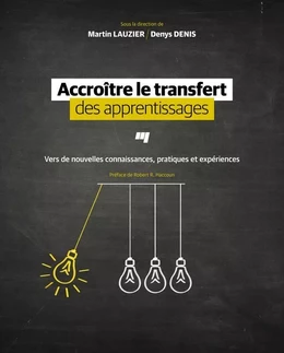 Accroître le transfert des apprentissages