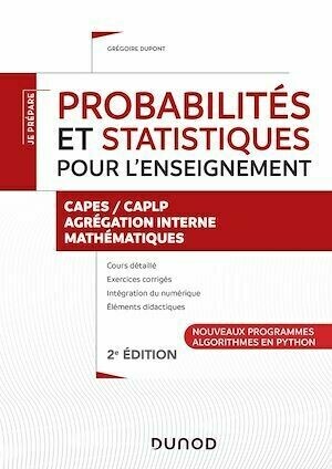 Probabilités et statistiques pour l'enseignement - Grégoire Dupont - Dunod
