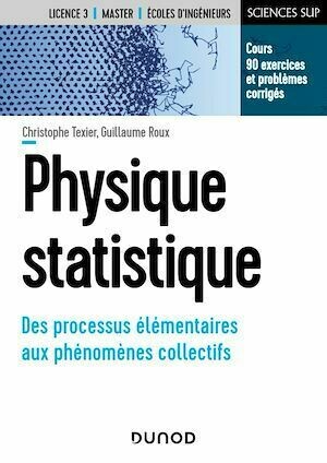 Physique statistique - Christophe Texier, Guillaume Roux - Dunod