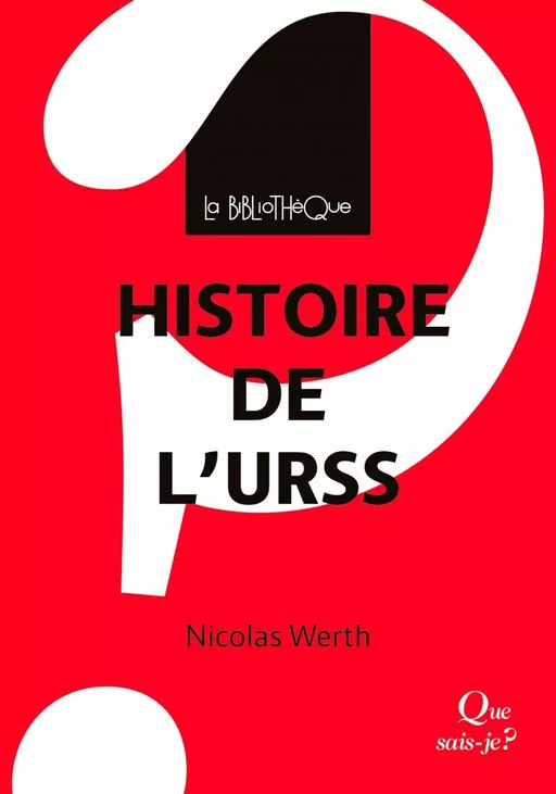 Histoire de l'URSS - Nicolas Werth - Humensis