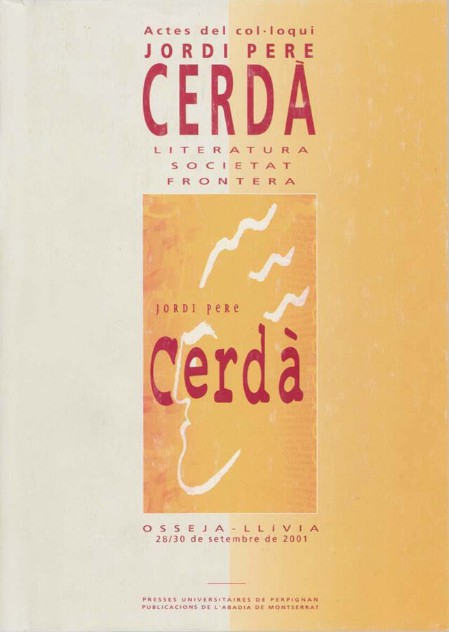 Jordi Pere Cerdà -  - Presses universitaires de Perpignan