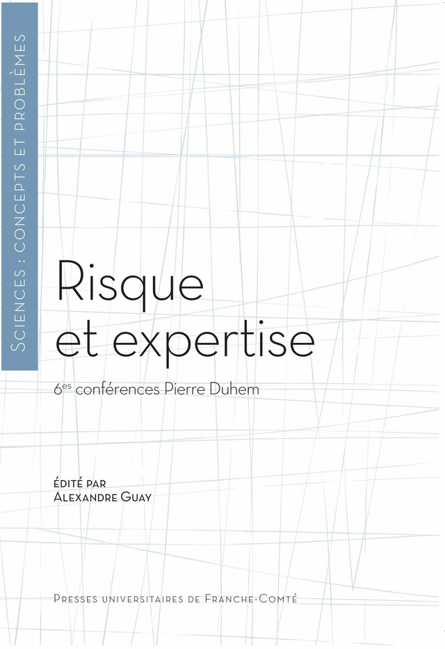 Risque et expertise -  - Presses universitaires de Franche-Comté