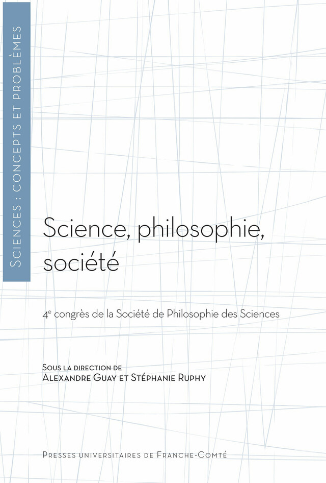 Science, philosophie, société -  - Presses universitaires de Franche-Comté