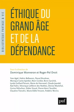 Éthique du grand âge et de la dépendance