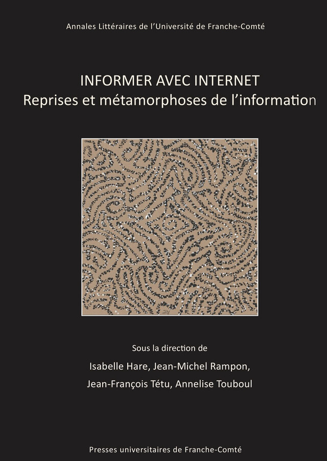 Informer avec Internet -  - Presses universitaires de Franche-Comté