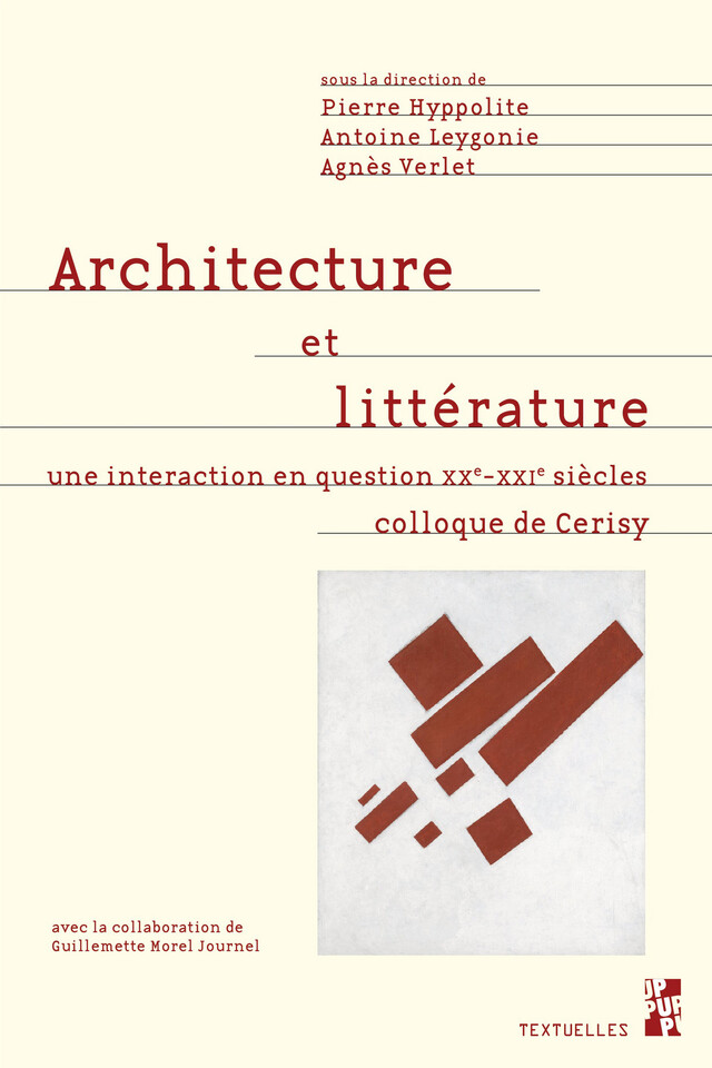 Architecture et littérature -  - Presses universitaires de Provence