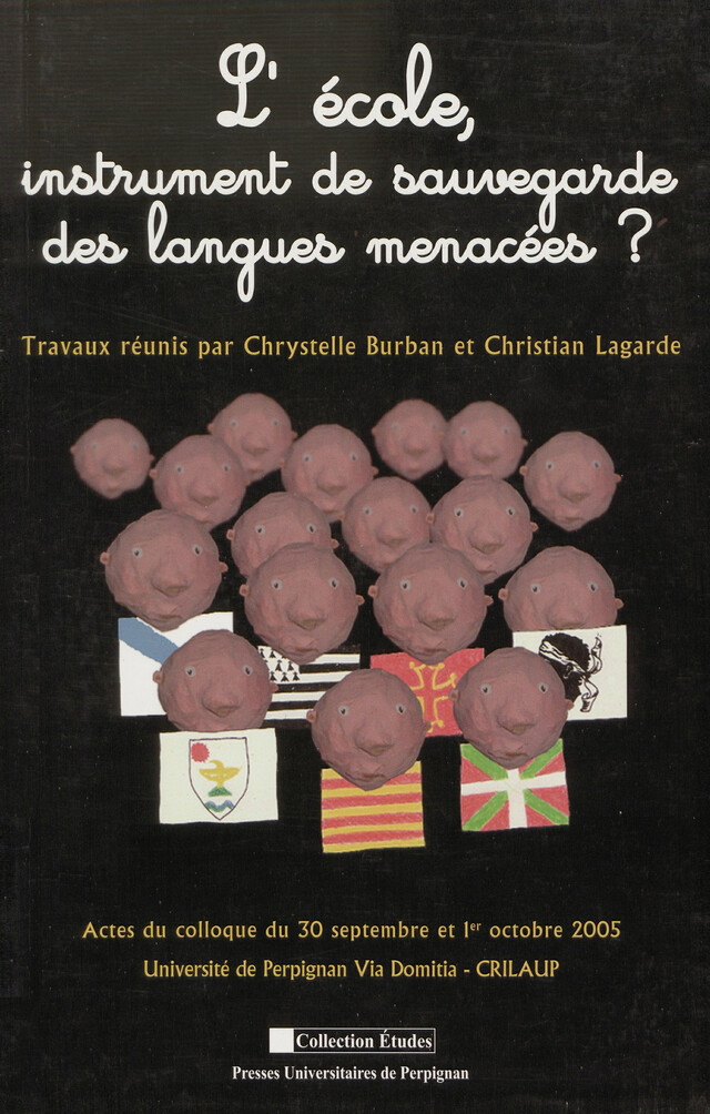 L’école, instrument de sauvegarde des langues menacées ? -  - Presses universitaires de Perpignan