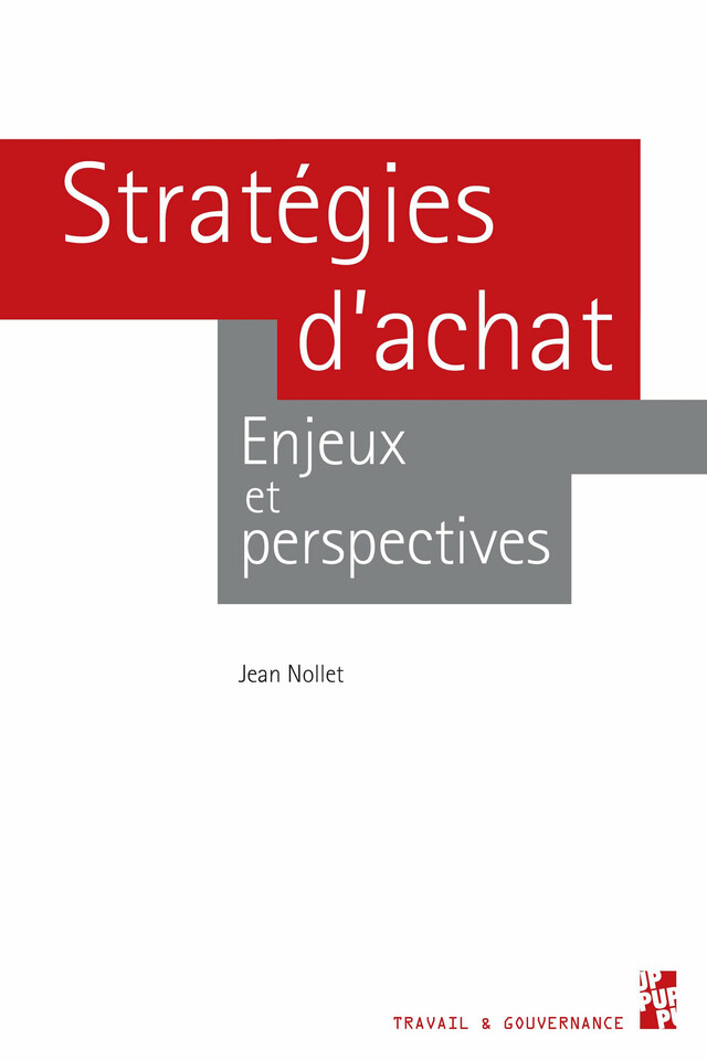 Stratégies d’achat - Jean Nollet - Presses universitaires de Provence