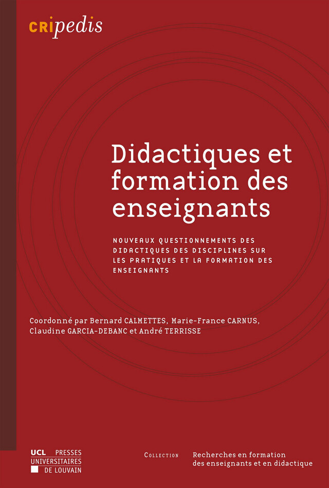 Didactiques et formation des enseignants -  - Presses universitaires de Louvain