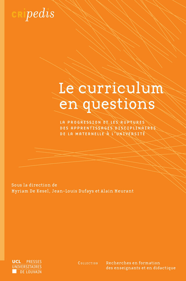 Le curriculum en questions -  - Presses universitaires de Louvain