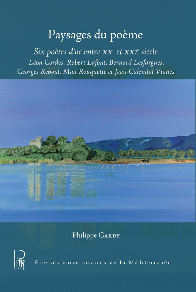 Paysages du poème - Philippe Gardy - Presses universitaires de la Méditerranée