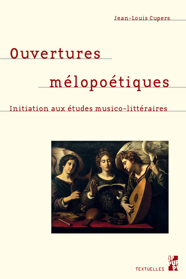 Ouvertures mélopoétiques - Jean-Louis Cupers - Presses universitaires de Provence