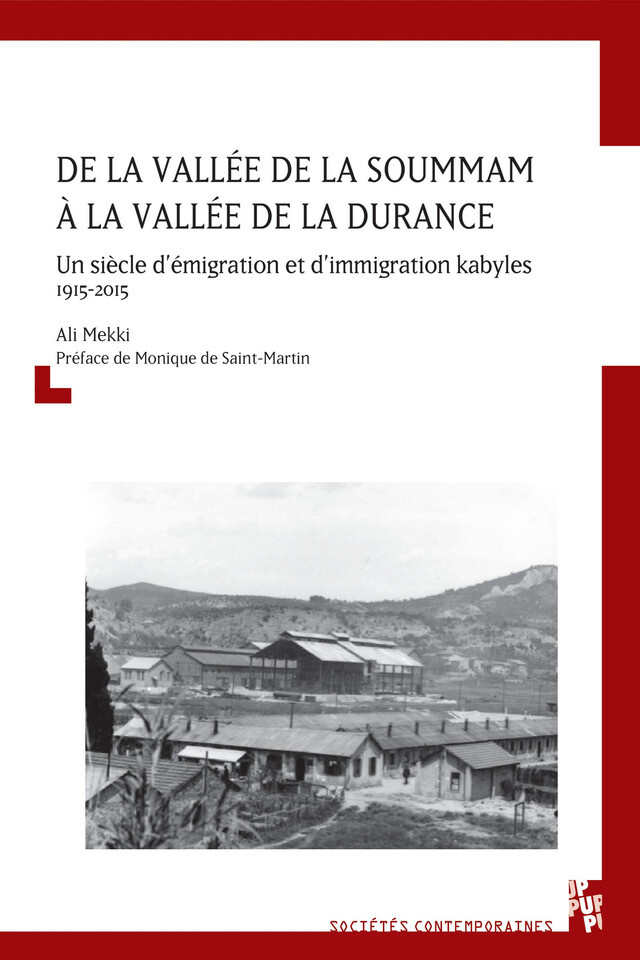 De la vallée de la Soummam à la vallée de la Durance - Ali Mekki - Presses universitaires de Provence