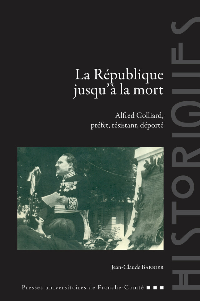 La République jusqu’à la mort - Jean-Claude Barbier - Presses universitaires de Franche-Comté