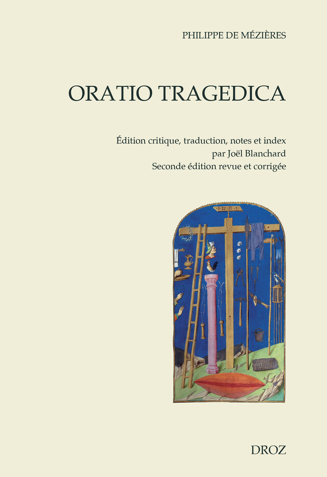 Oratio tragedica - Philippe de Mézières - Librairie Droz