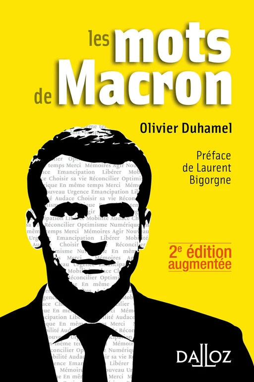 Les mots de Macron 2ed - Olivier Duhamel - Groupe Lefebvre Dalloz