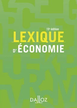 Lexique d'économie. 15e éd.