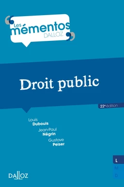 Droit public. 22e éd.