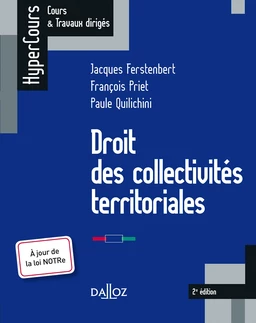 Droit des collectivités territoriales. 2e éd.