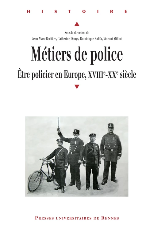 Métiers de police -  - Presses universitaires de Rennes