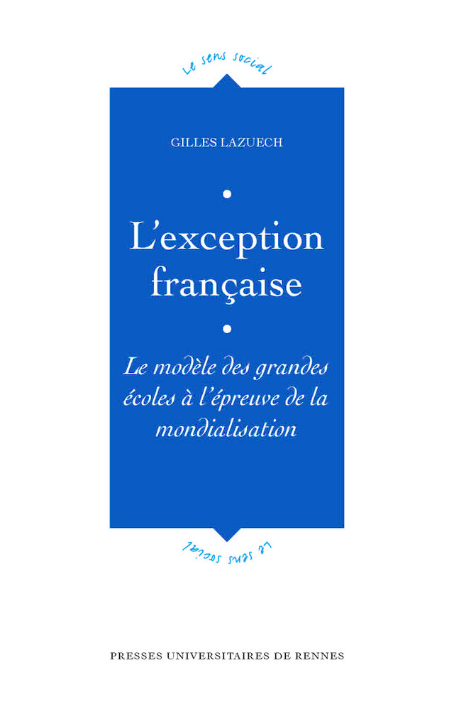 L'exception française - Gilles Lazuech - Presses Universitaires de Rennes