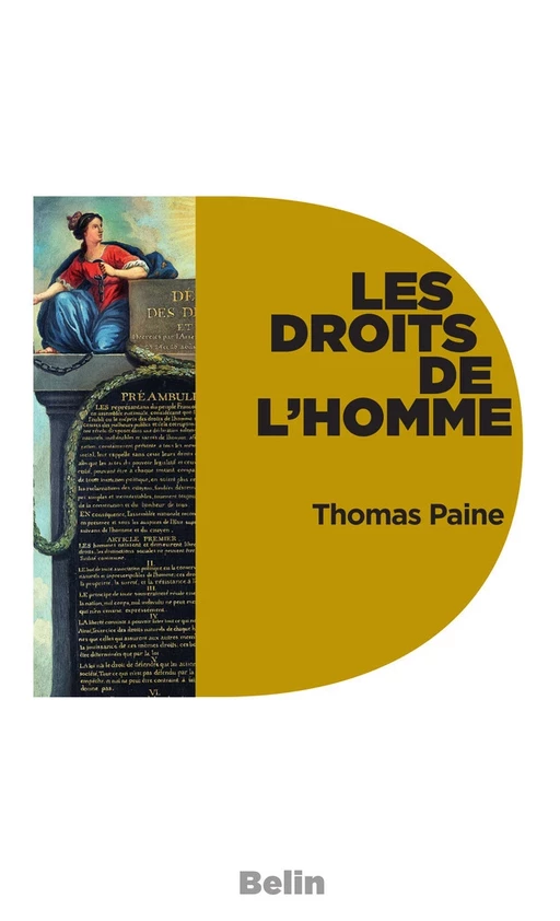 Les droits de l'homme - Thomas Paine - Humensis