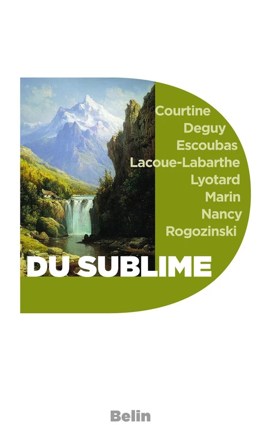 Du Sublime - Jean-François Courtine - Humensis