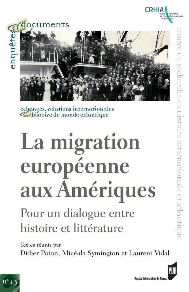 La migration européenne aux Amériques -  - Presses universitaires de Rennes