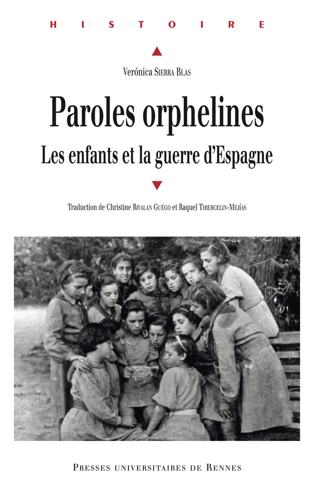 Paroles orphelines - Verónica Sierra Blas - Presses universitaires de Rennes