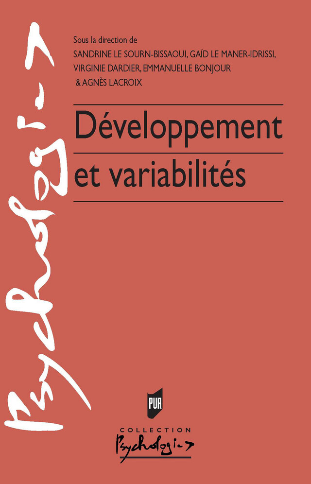 Développement et variabilités -  - Presses universitaires de Rennes