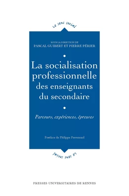 La socialisation professionnelle des enseignants du secondaire