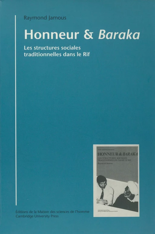 Honneur et baraka - Raymond Jamous - Éditions de la Maison des sciences de l’homme