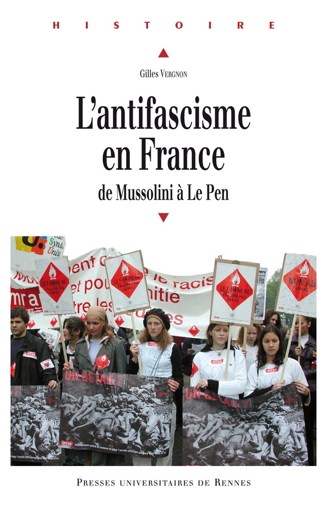 L'antifascisme en France - Gilles Vergnon - Presses universitaires de Rennes