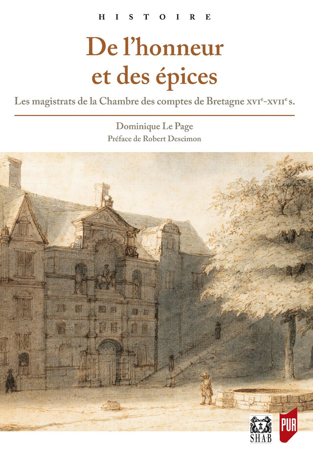 De l'honneur et des épices - Dominique le Page - Presses universitaires de Rennes