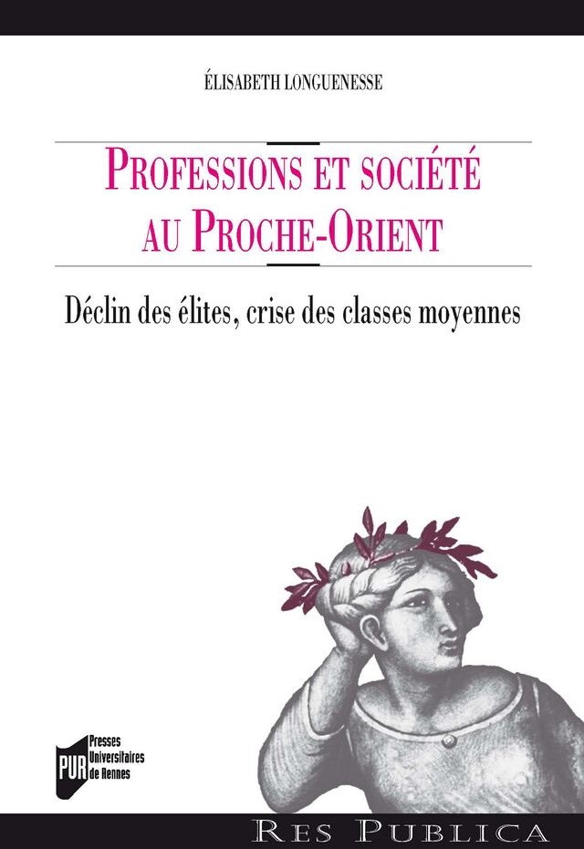 Professions et société au Proche-Orient - Élisabeth Longuenesse - Presses universitaires de Rennes