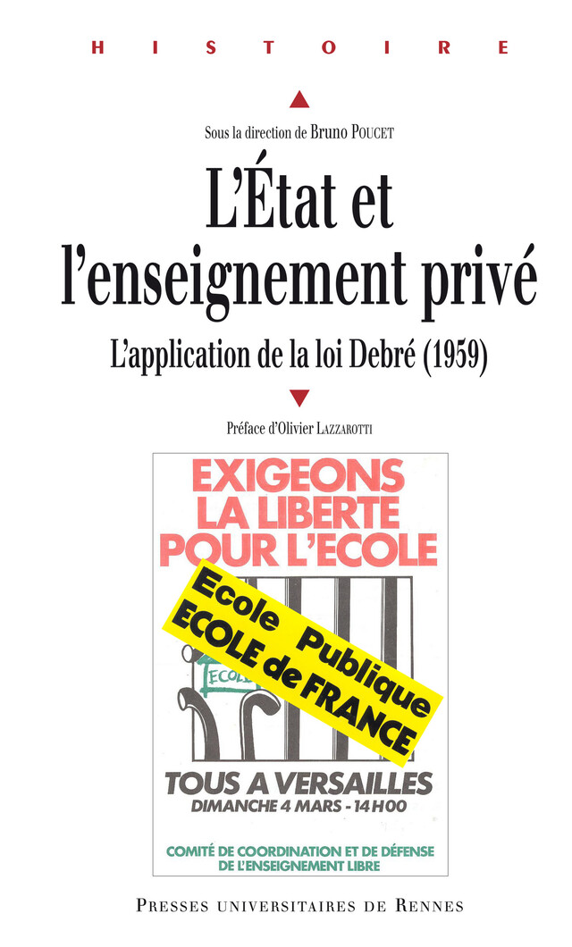 L'État et l'enseignement privé -  - Presses universitaires de Rennes
