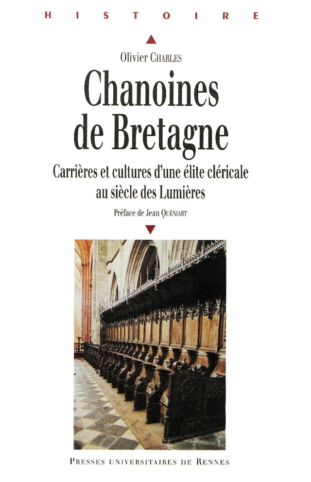 Chanoines de Bretagne - Olivier Charles - Presses universitaires de Rennes