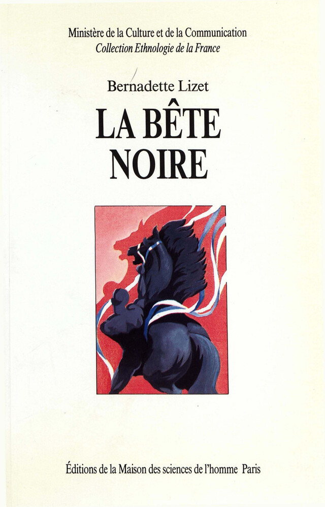 La bête noire - Bernadette Lizet - Éditions de la Maison des sciences de l’homme