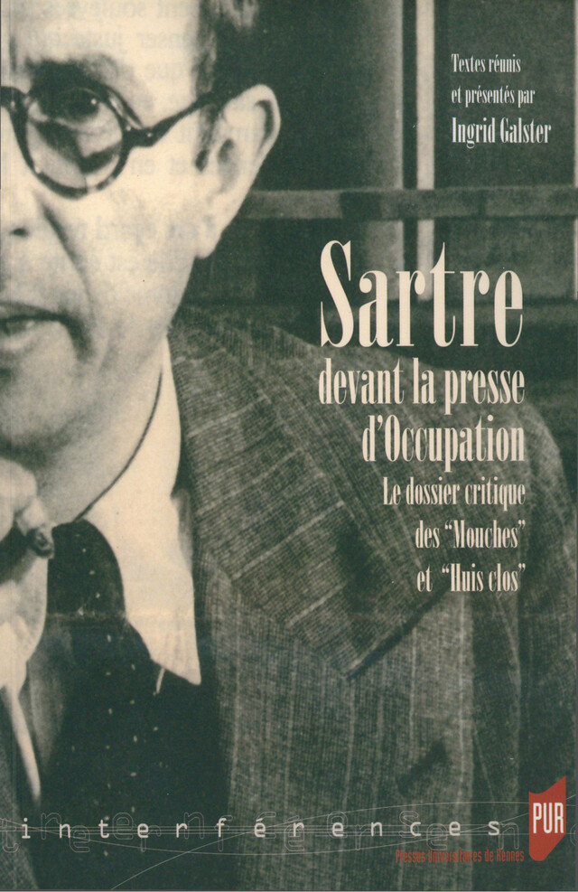 Sartre devant la presse d’Occupation -  - Presses universitaires de Rennes
