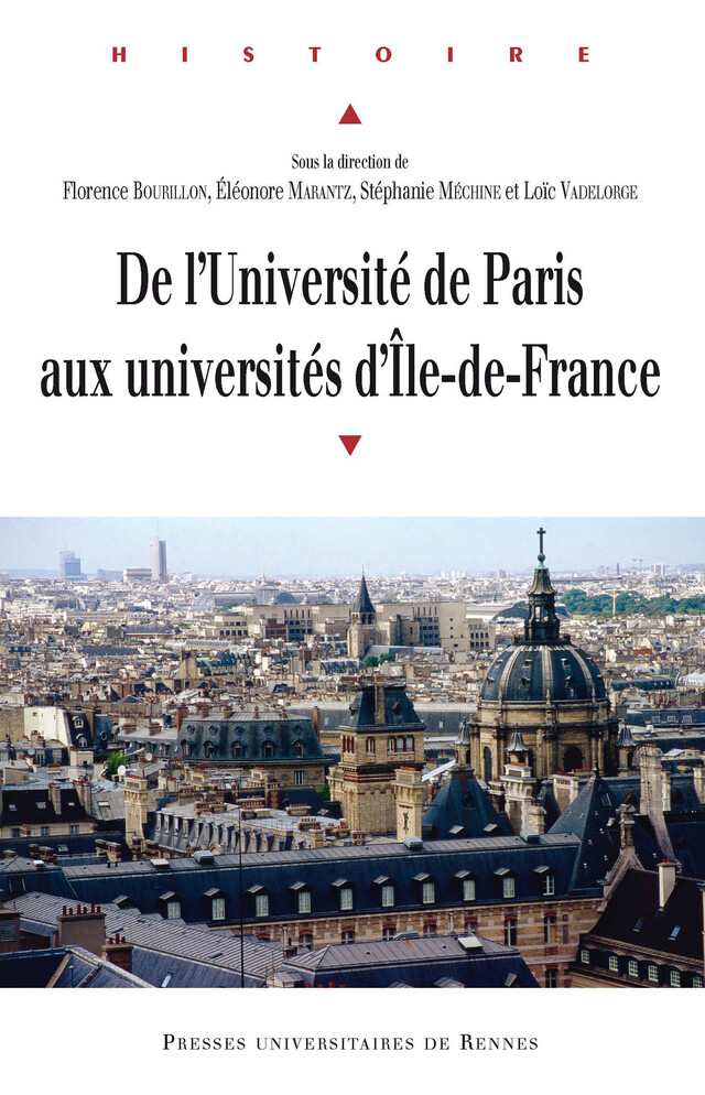 De l’université de Paris aux universités d’Île-de-France -  - Presses universitaires de Rennes