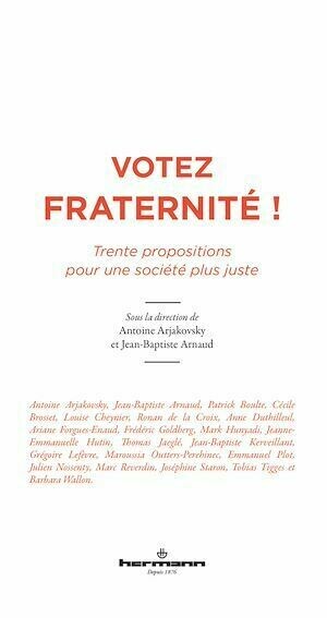 Votez fraternité ! - Jean-Baptiste Arnaud - Hermann