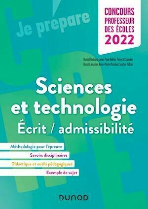 Concours Professeur des écoles 2022 - Sciences et technologie - Collectif Collectif - Dunod