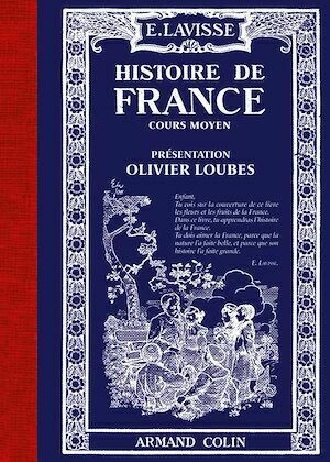 Histoire de France - Cours moyen - Ernest Lavisse - Armand Colin