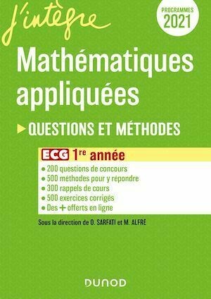ECG 1 - Mathématiques appliquées - Frédéric Brossard, Amélie Hurteaux, Fabio Russo, Adrien Macé - Dunod