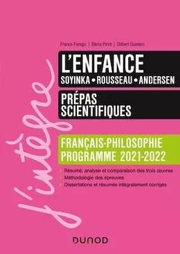 L'enfance - Prépas scientifiques Français-Philosophie - 2021-2022