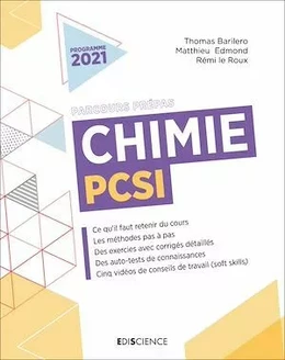 Chimie PCSI - 2021