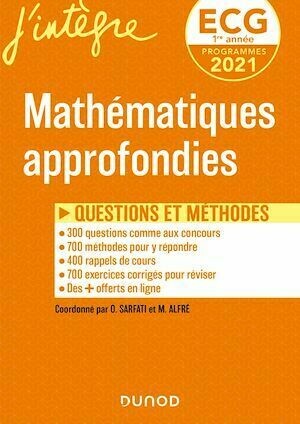 ECG 1 - Mathématiques approfondies, Informatique - Stéphane Préteseille, Jérémy Meynier, Amélie Hurteaux, Fabio Russo - Dunod